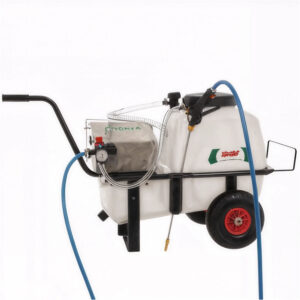 Groupe moto-pompe à batterie de pulvérisation Comet CBM 1200 HP sur chariot avec réservoir de 55 lt