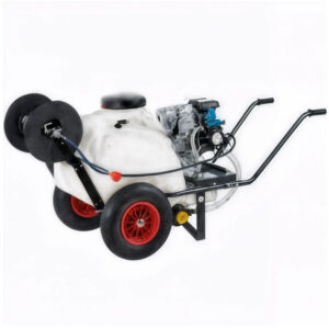 Groupe motopompe de pulvérisation Comet MC 25 - Honda GP 160 et chariot avec cuve 80 L