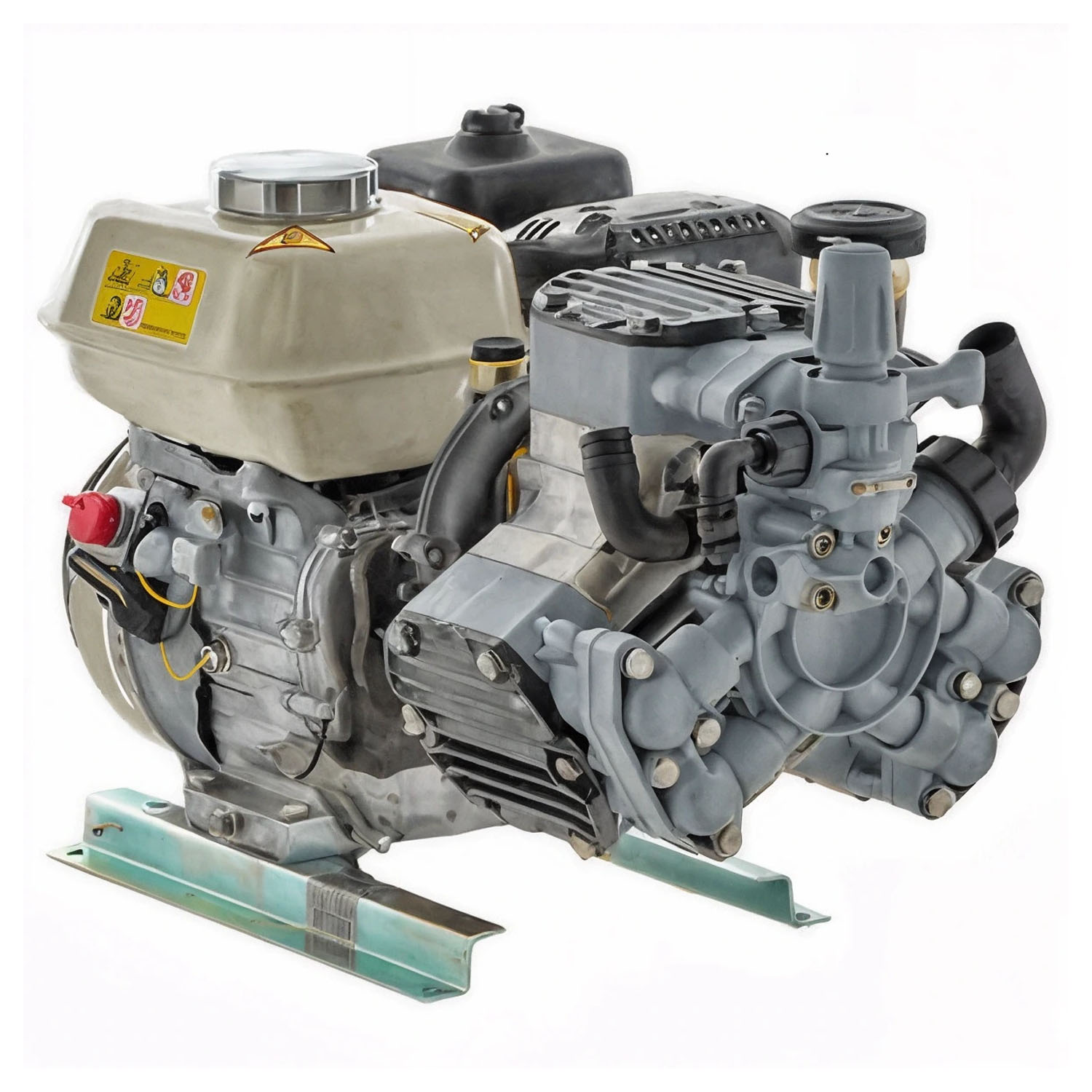 Motopompe de pulvérisation thermique Comet MTP P40/20 SC 4T - moteur Honda GP 160 - version pour acides et produits chimiques