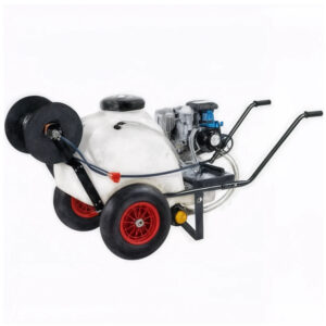 Groupe motopompe Comet MP 30 - Loncin G 200 F - et chariot avec cuve 120 L