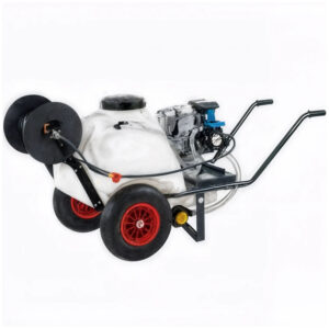 Kit motopompe de pulvérisation Comet MC 25 - Honda GP 160 et chariot avec cuve 120 lt