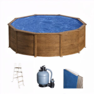 Gre Pacific Ronde Ø460 x 120 cm - Piscine hors sol en acier