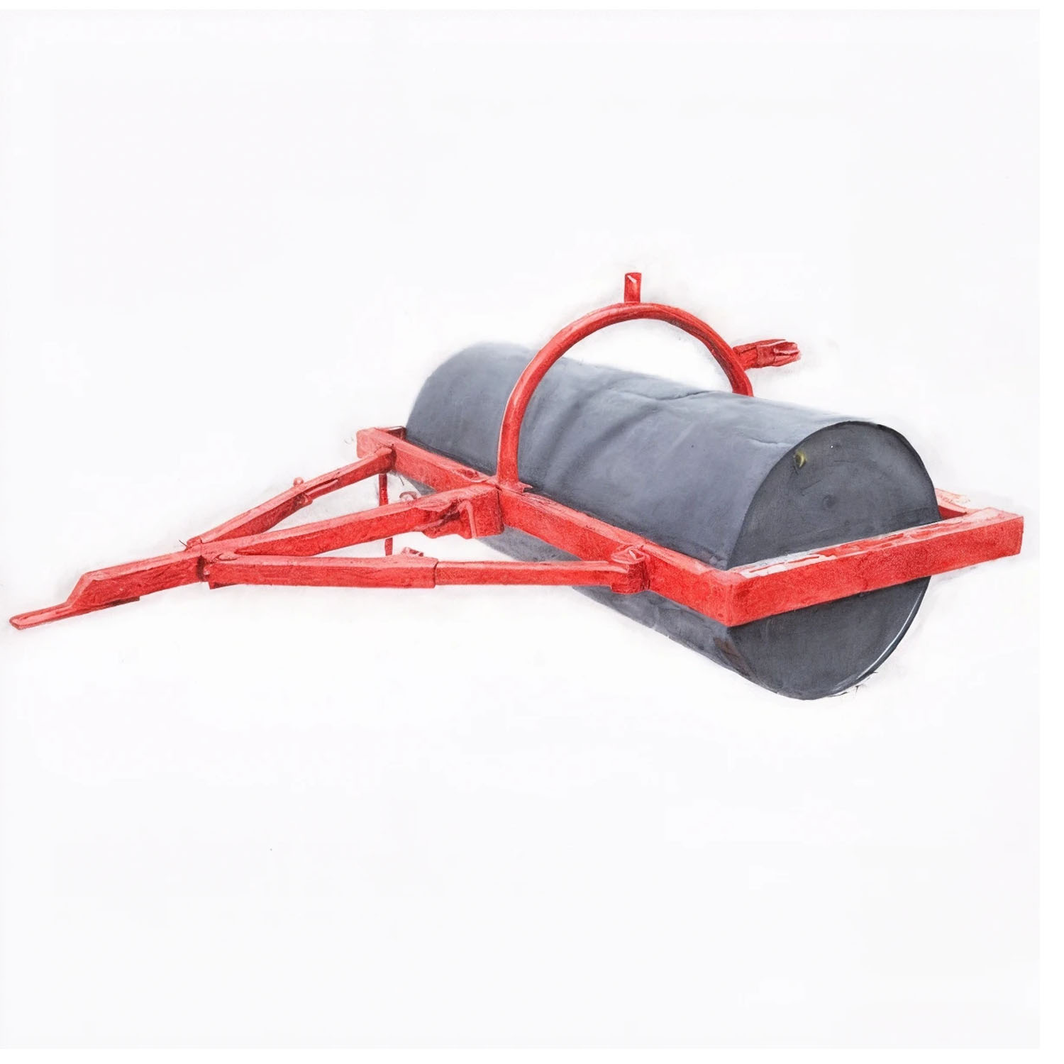 Rouleau agricole à tracteur GeoTech LR180 compacteur, barre d'attelage + attache 3 points