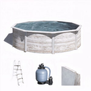 Gre Finlandia ronde Ø300 x 120 cm - Piscine hors-sol en acier