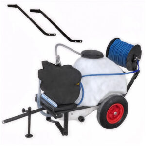 Groupe motopompe de pulvérisation Comet APS 41 - Honda GX 160 et chariot avec cuve 120 l avec crochet