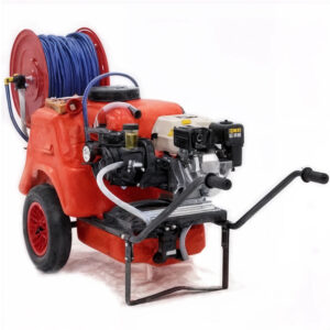 Groupe motopompe de pulvérisation Comet APS 41 Honda Gx 160 sur chariot Dal Degan avec réservoir 150 l