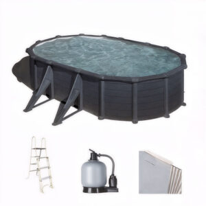 Gre Granada Ovale 500x300x132cm - Piscine hors sol en acier