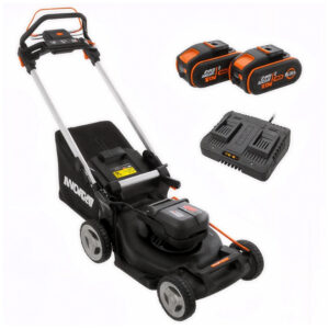 Tondeuse tractée à batterie WORX NITRO WG749E - 40V / 4Ah - coupe de 46 cm