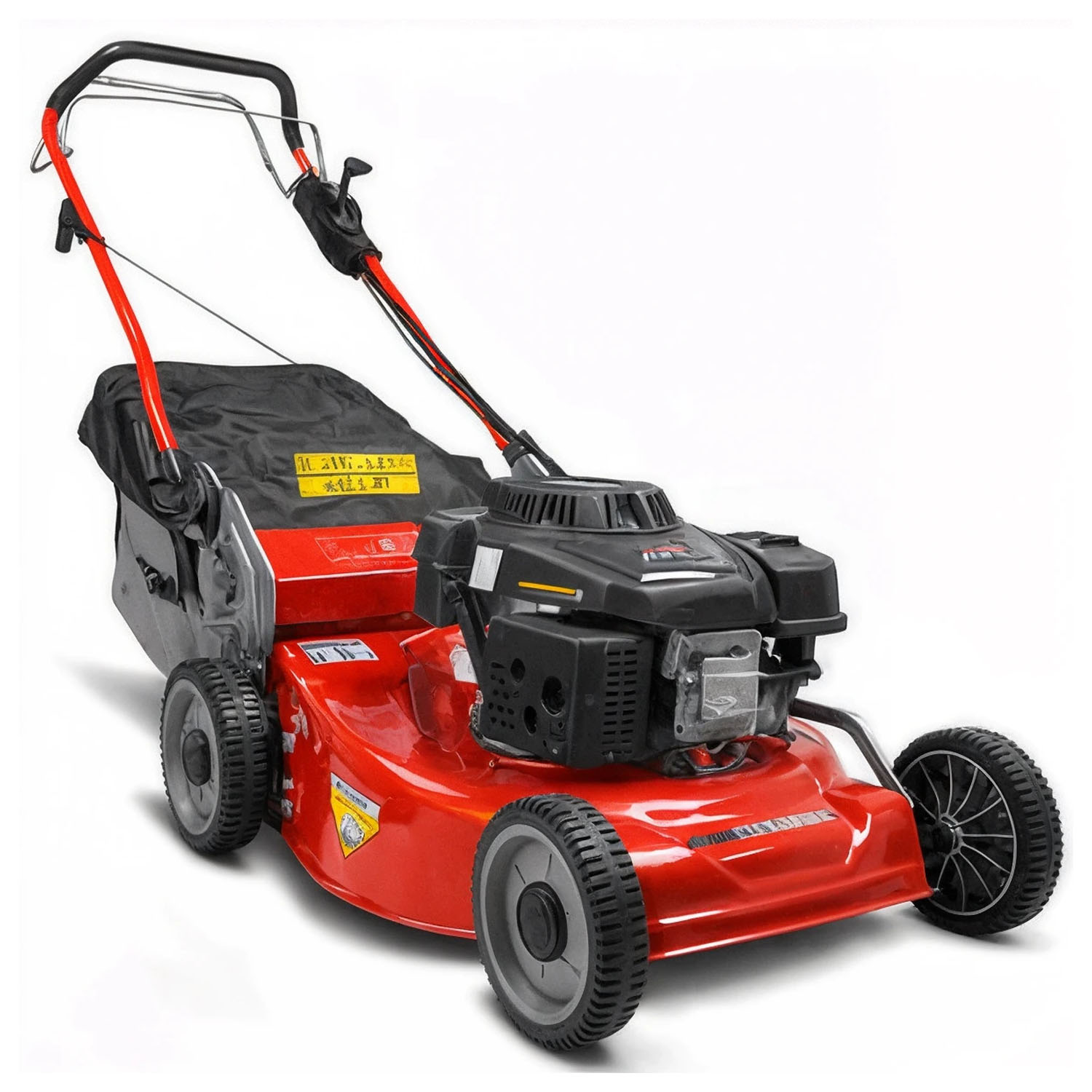 Weibang WB506SC - Tondeuse à gazon thermique tractée - 2en1 - Moteur de 166cc