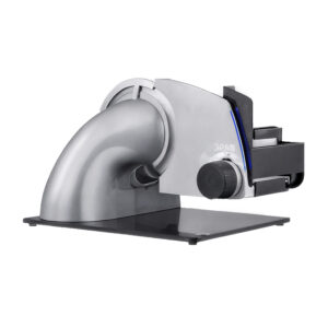 Graef SKS Line 700 Silver - Trancheuse en porte-à-faux avec lame de 170 mm - Avec éclairage à Led