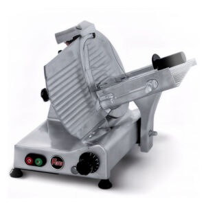 Trancheuse FAC F 250 R - Corps en Alliage d'aluminium anodisé - Avec parties lavables - Lame de 250 mm - Affûteur fixe