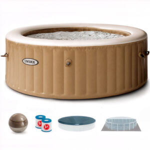 Intex Ronde Bubble Massage 28412EX - Piscine hydromassage spa