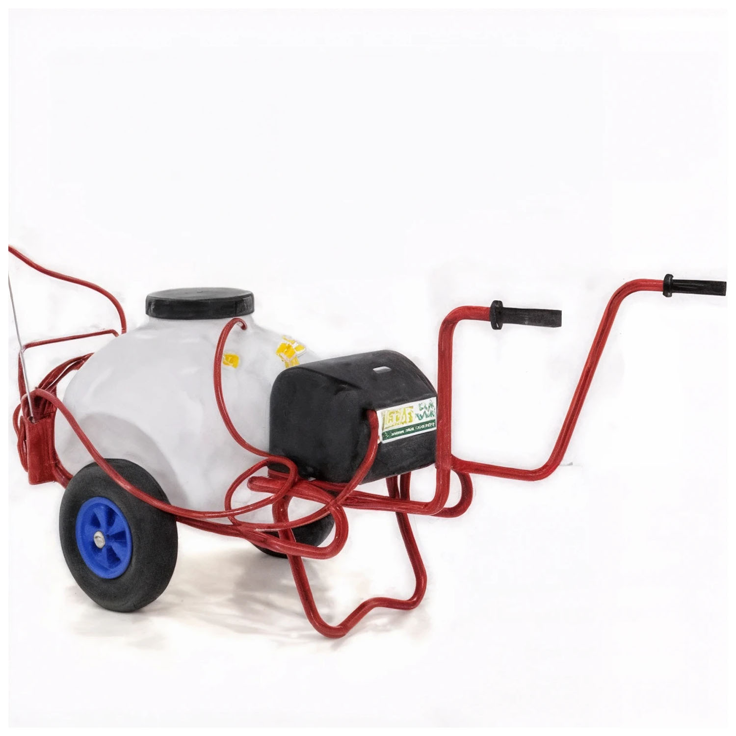 Pulvérisateur à batterie 12 V de 70 l - Pompe de pulvérisateur électrique sur chariot