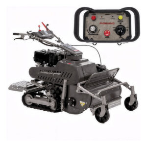 Weibang WBGT6813-TE - Tondeuse débroussailleuse à couteaux professionnelle radiocommandée - sur chenilles - hybride