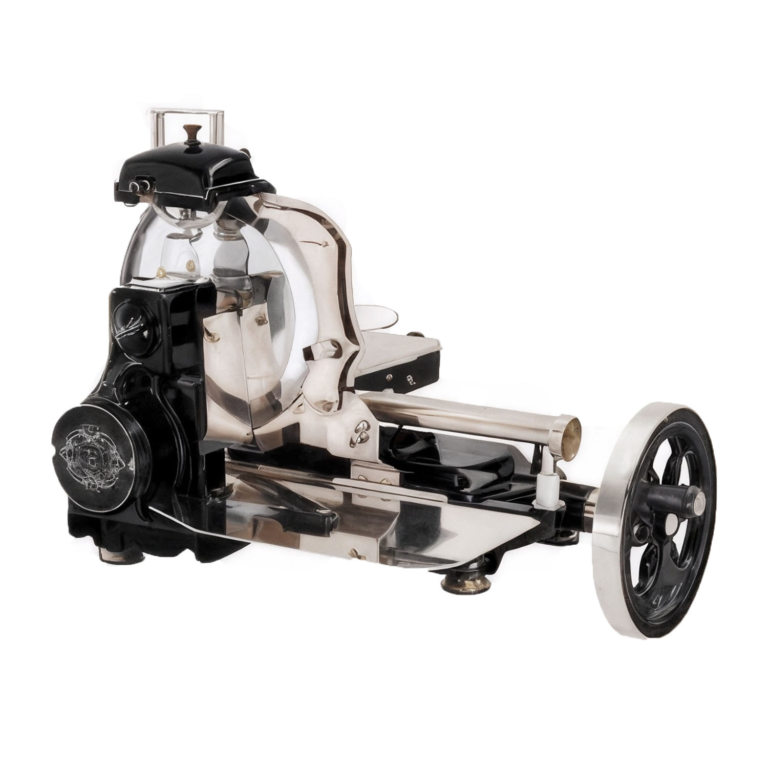 Berkel Tribute Noire - Trancheuse à volant - Lame en acier chromé 300 mm