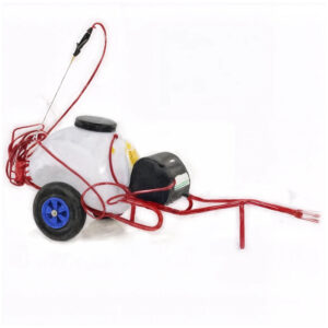 Pulvérisateur sur chariot à batterie 12V de 70 L - Pompe de pulvérisation électrique avec attelage