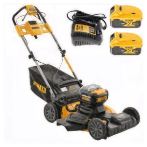 Tondeuse à gazon sur batterie DeWalt DCMWSP564N-XJ - 2 BATTERIES DE 18V 5AH