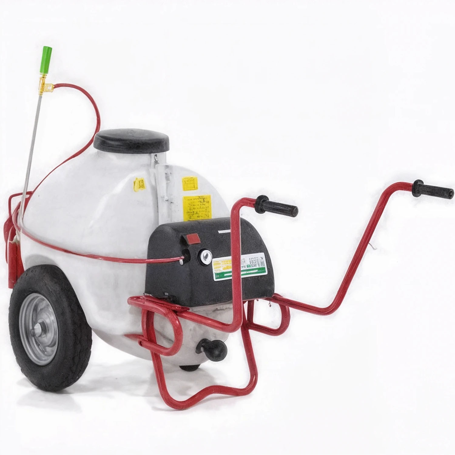 Pulvérisateur à batterie 12 V de 120 L PRO - Pompe de pulvérisateur électrique sur chariot