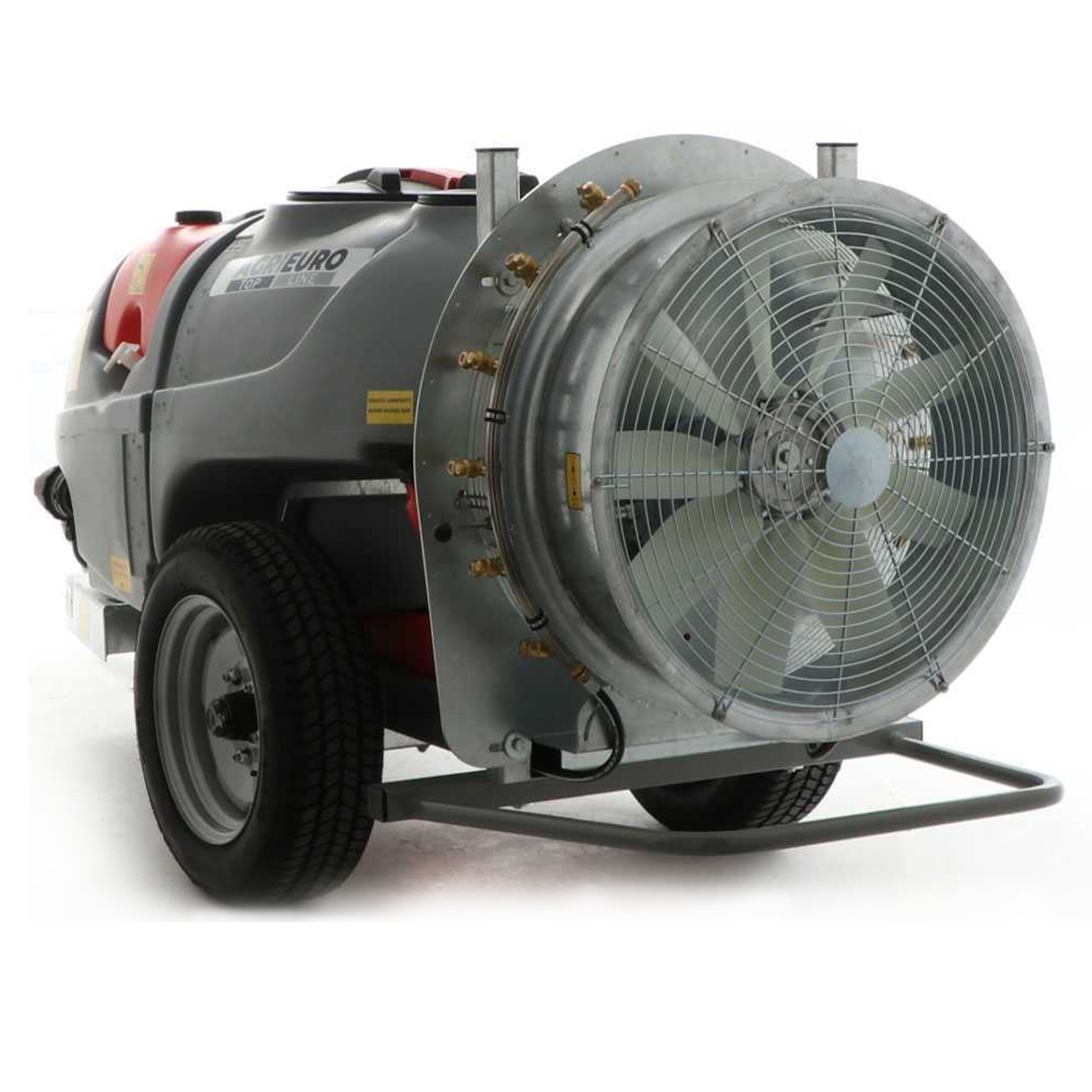 Gray-t-car-600/70 - Atomiseur-trainé-avec-attelage-tracteur-pour-pulvérisation-capacité-600L - Pompe AR 1064