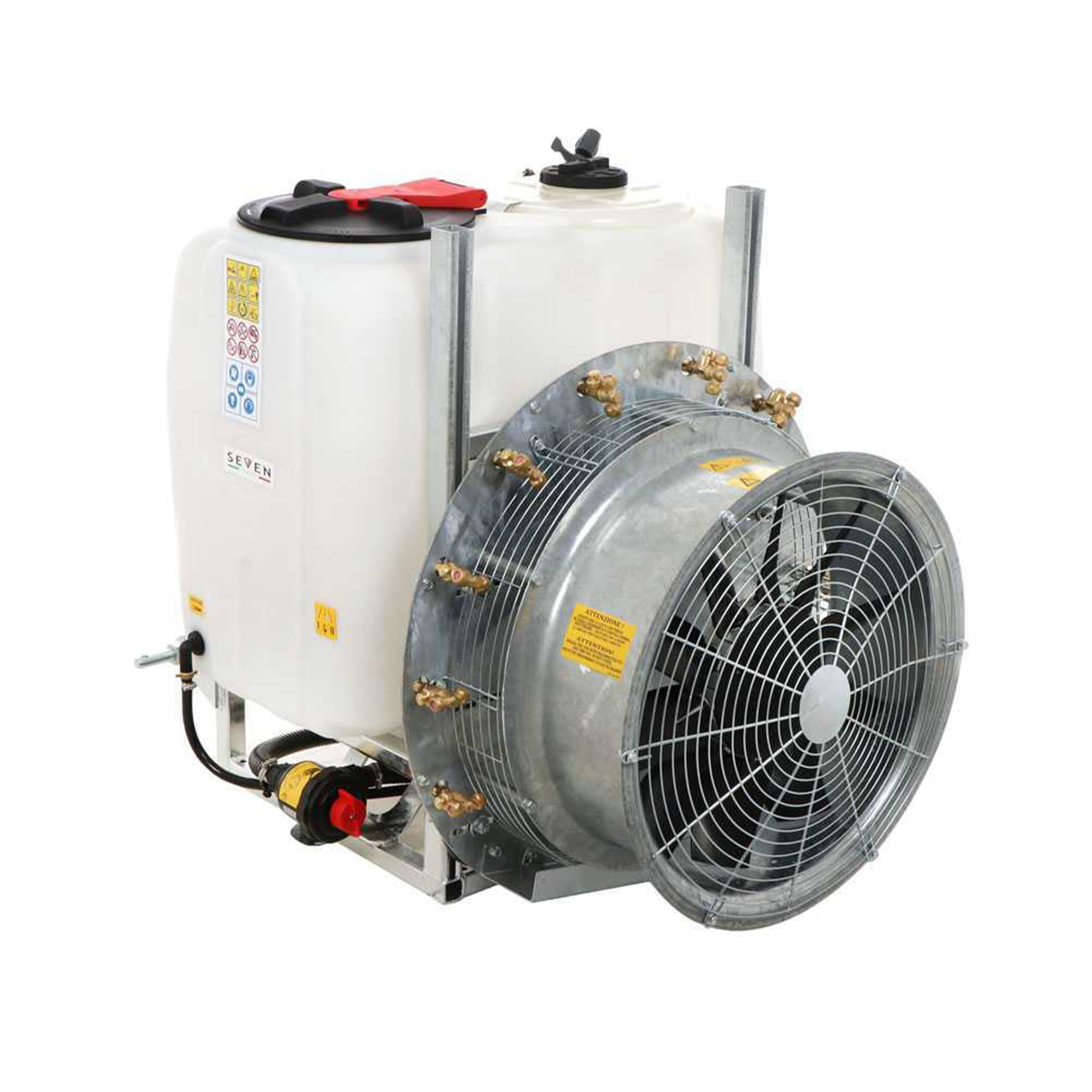 Seven-italy-200 - Atomiseur-porté-avec-attache-tracteur-pour-pulvérisation-capacité-200 L - Pompe APS 51
