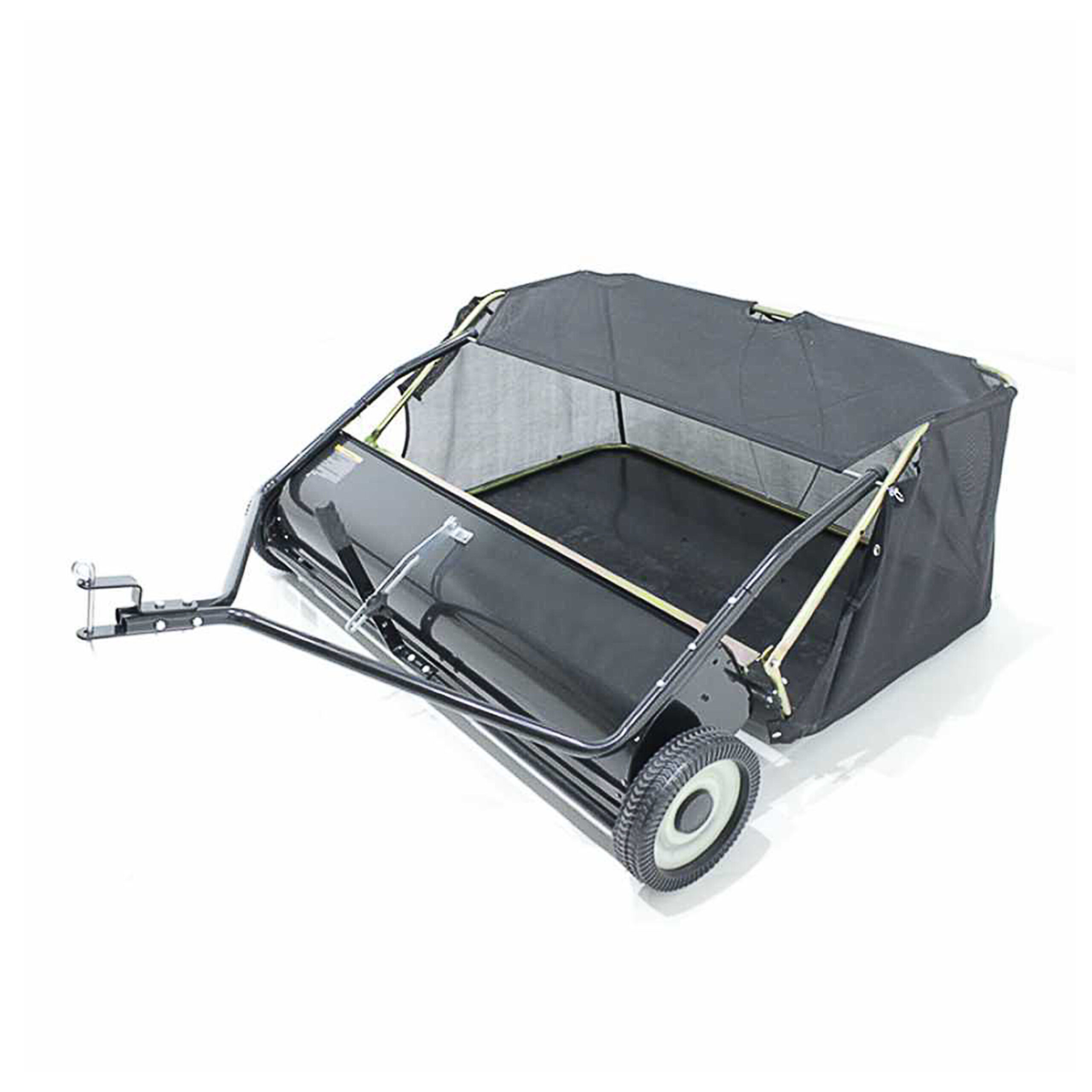 Balayeuse remorquée d'1 m 22 pour tondeuses autoportées balai ramasseur