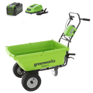 Brouette à Batterie-sur-roues-Greenworks-G40GC-Garden-Cart-40V-brouette-électrique