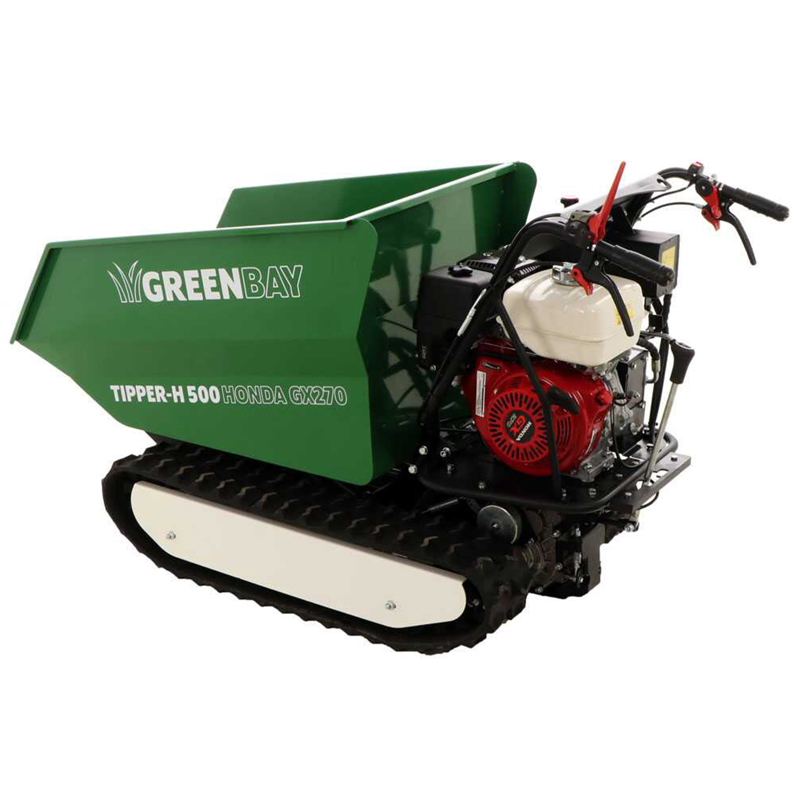 Brouette à chenilles-dumper-greenbay-tipper-H-500-moteur-honda-GX270