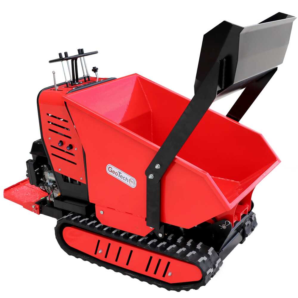 Brouette à chenilles-GeoTech-GeoPorter-550-DHS-hydro-benne-dumper-hydraulique-500-kg