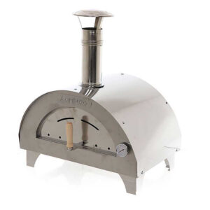 Four à bois-d'exterieur-Quattro-stagioni-Inox-pour-1-pizza
