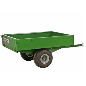 Francini FQ6 - Remorque en acier pour tracteur tondeuse-150x110 (h 25 cm)