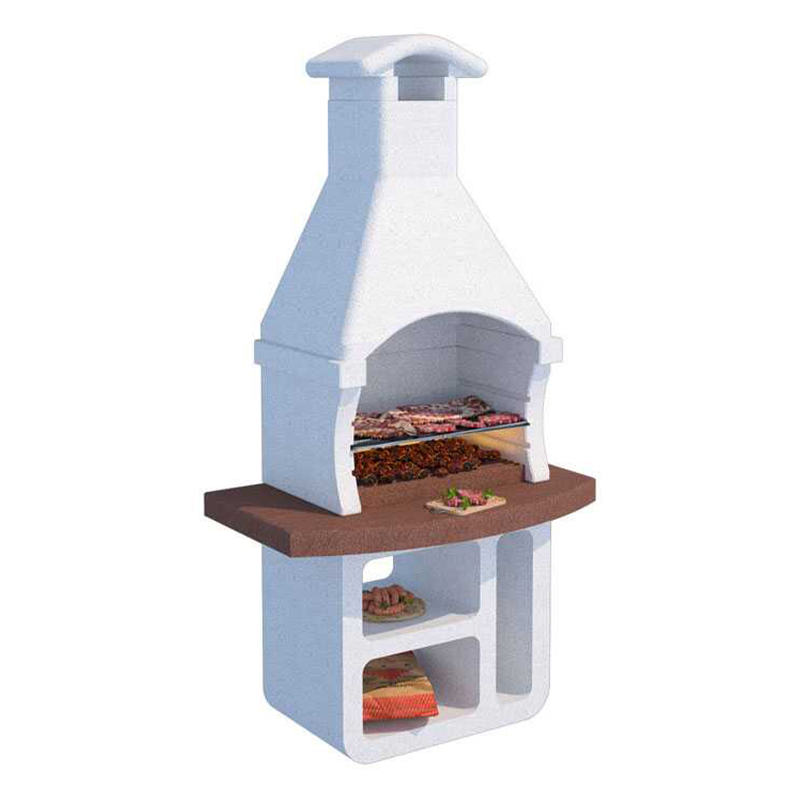 Linea-VZ-Los-Angeles-barbecue-bois-et-charbon-en-maçonnerie