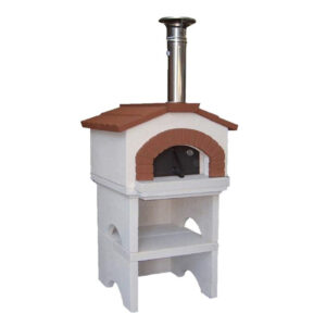 Linea-vz-ponza- Four à bois-d'exterieur-avec-base-chambre-de-cuisson-de-55x59 cm