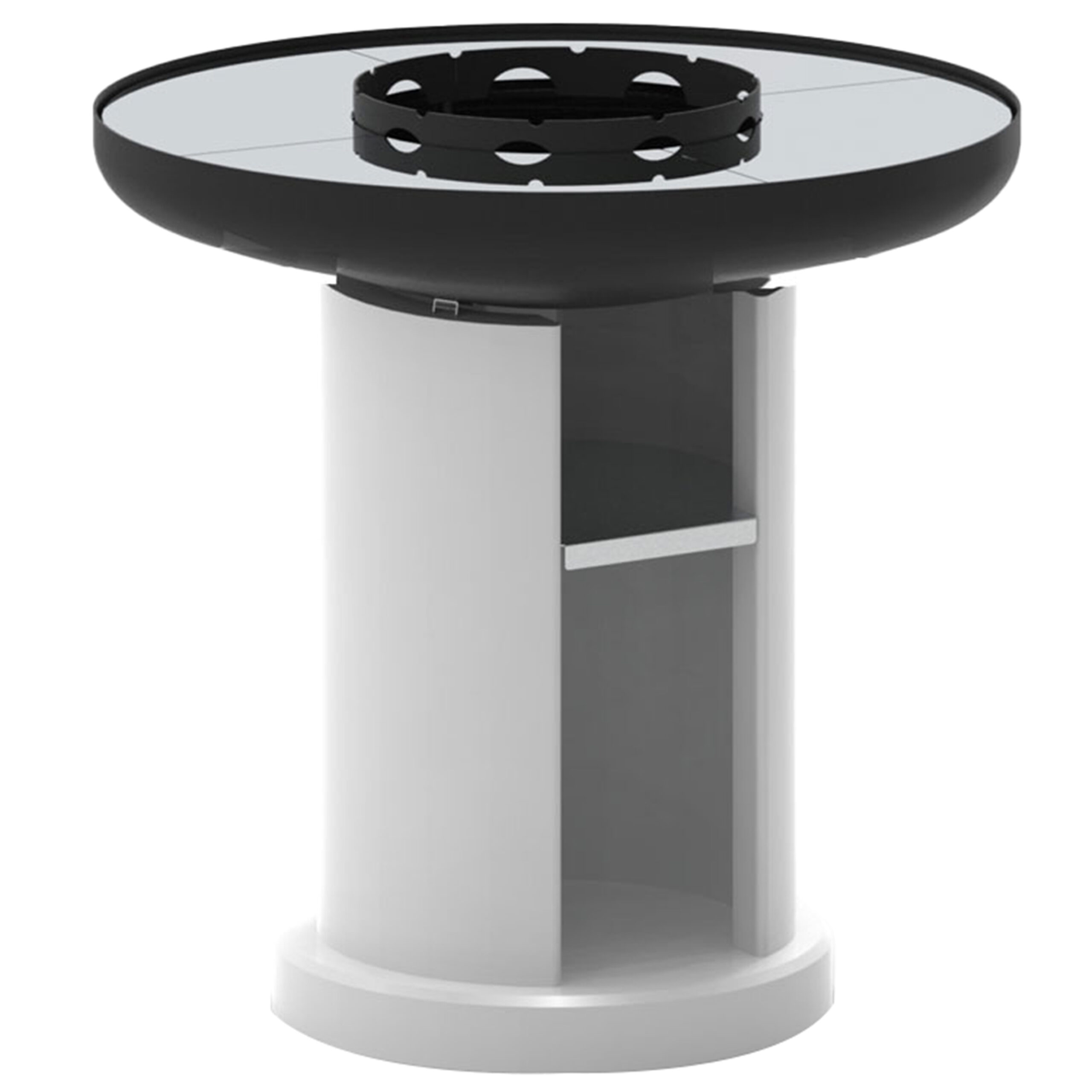 Palazzetti-Apollo-110-barbecue à bois et à charbon-en-maçonnerie