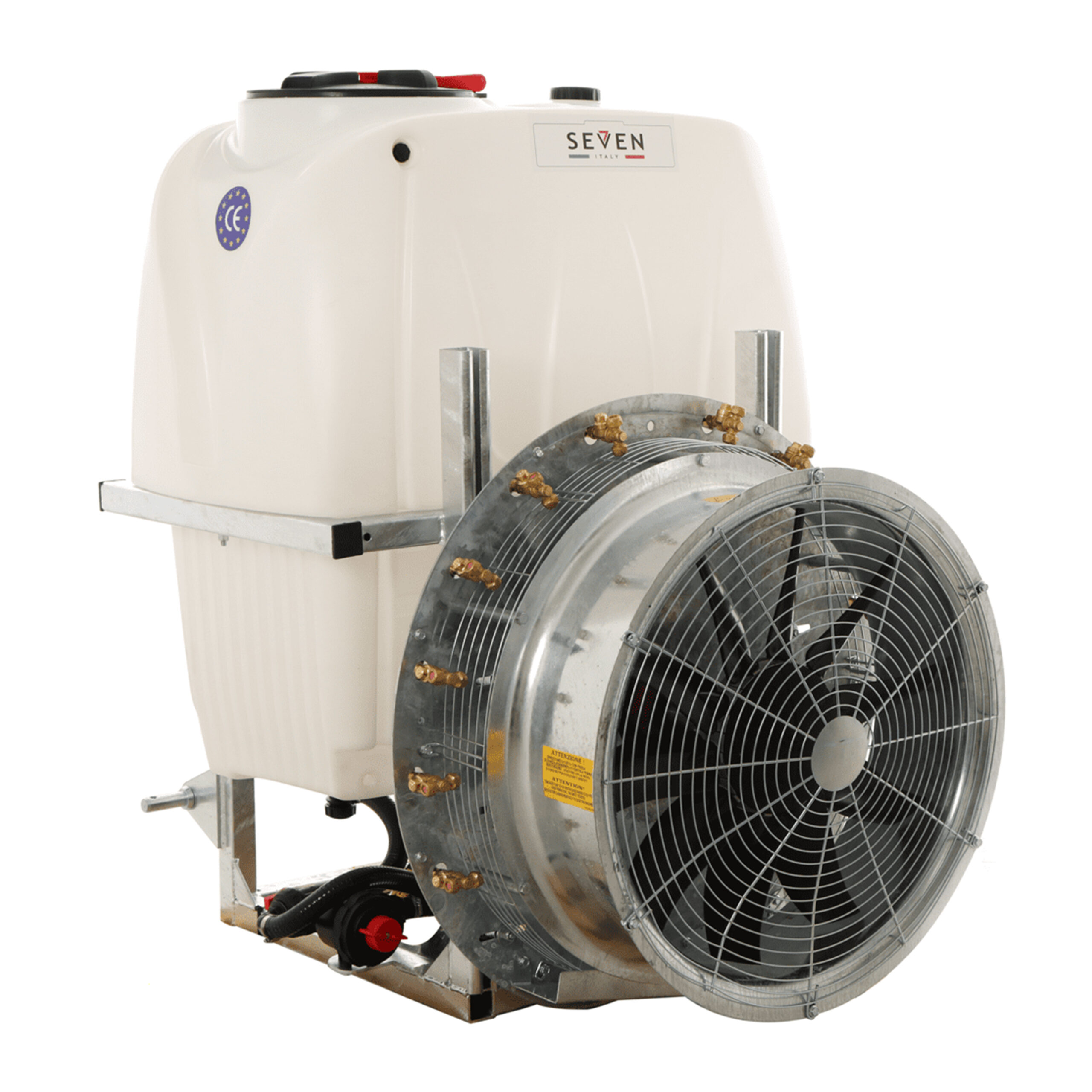 Seven-italy-400 - Atomiseur-porté-avec-raccord-tracteur-pour-pulvérisation-capacité-400 L - Pompe APS 71