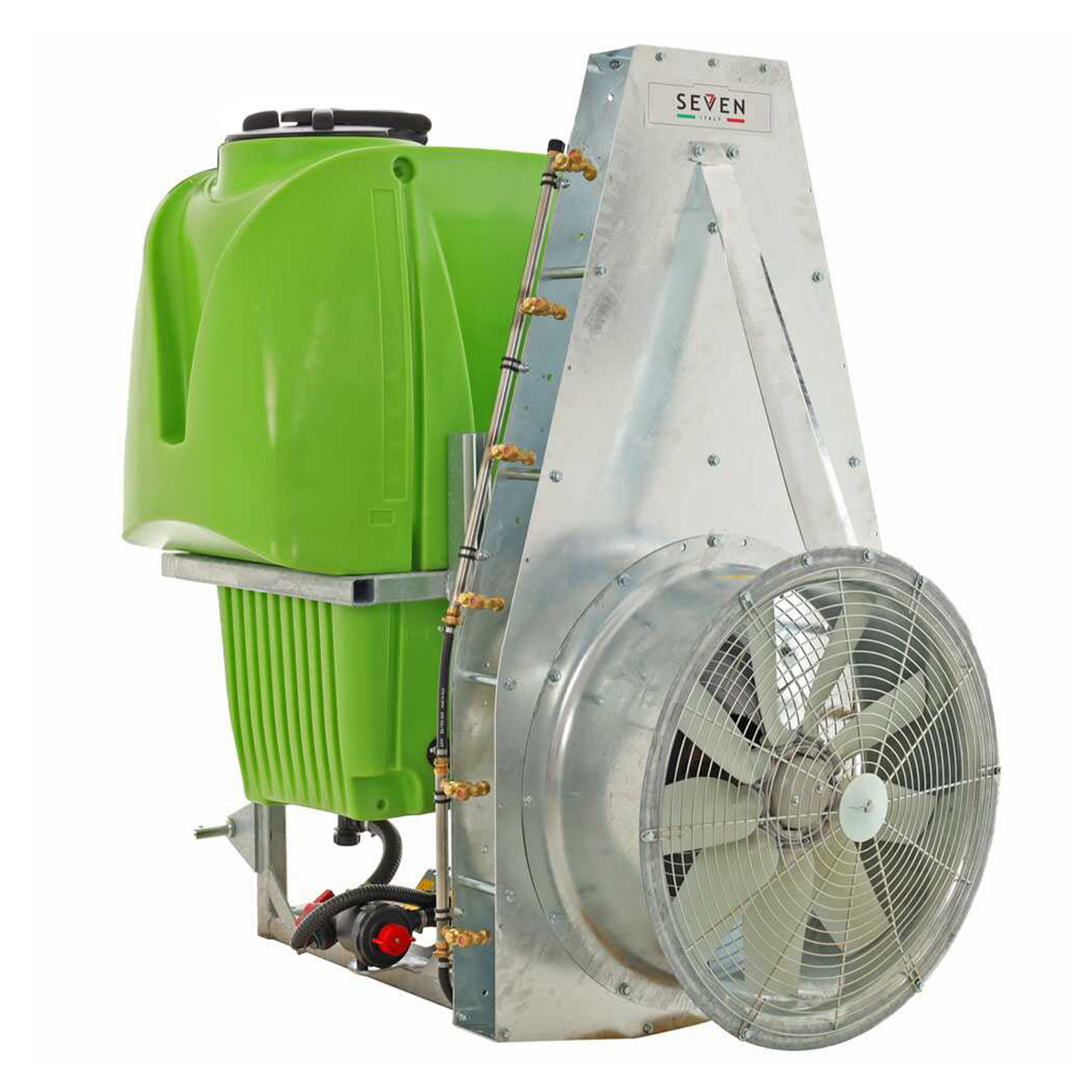 Seven-italy-600 - Atomiseur-agricole-porté-tour-pour-pulvérisation-capacité-600 L - Pompe APS 71